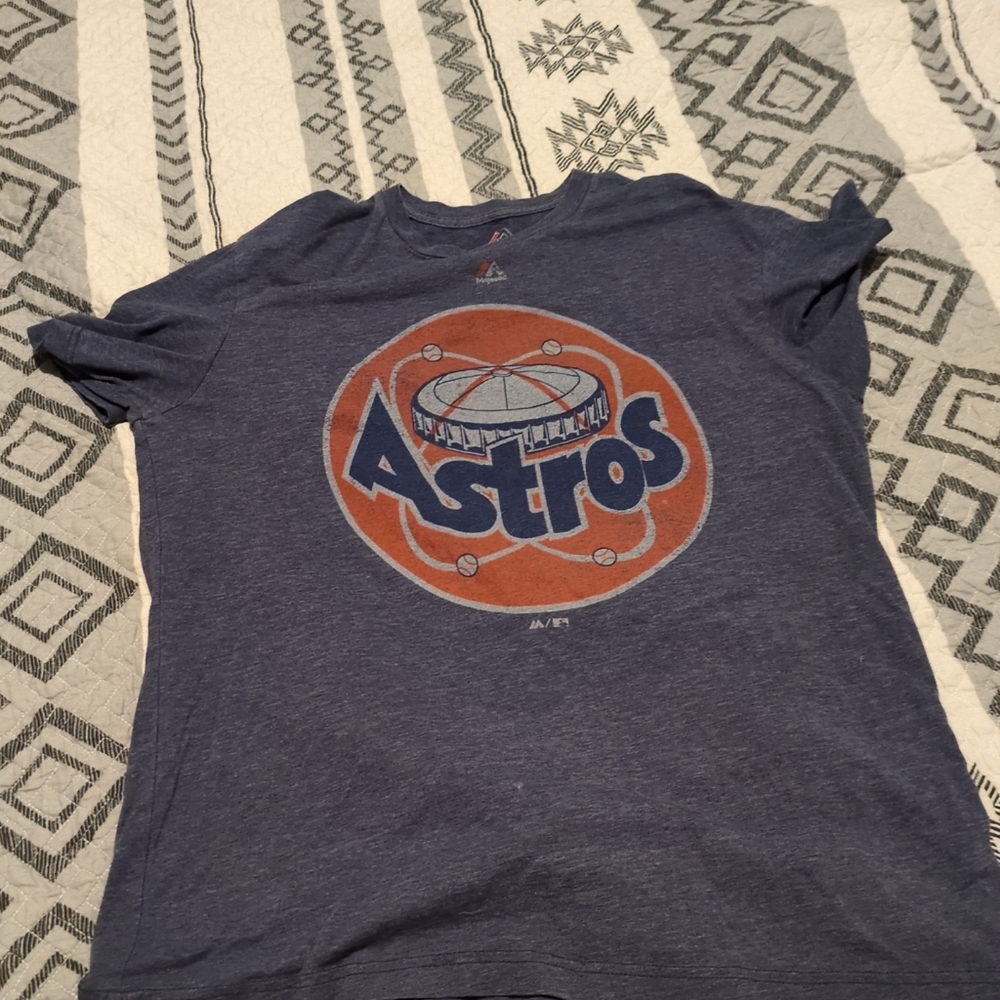 Authentic Men's Majestic Houston Astros Shirt Mens size L